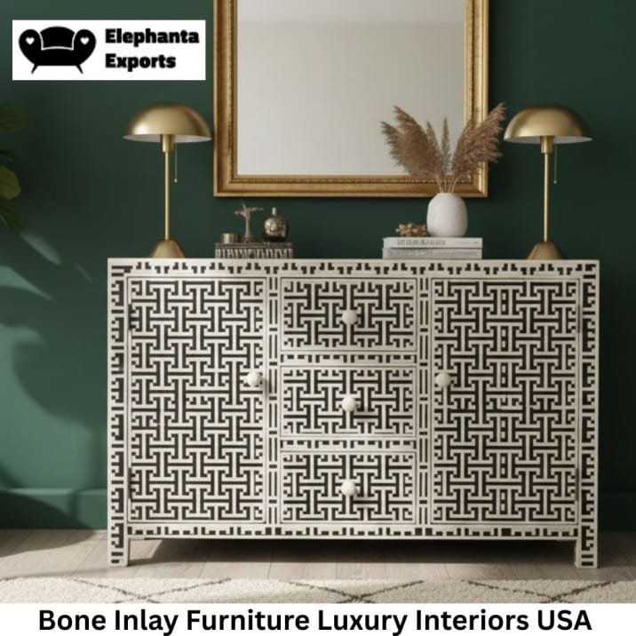 Bone Inlay Furniture Luxury Interiors USA – Design Trends