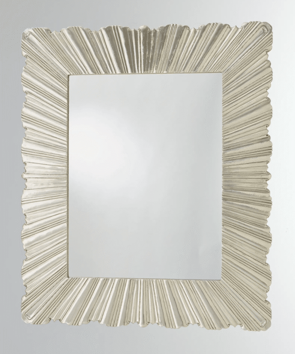 Rumi Starburst German Silver Wall Mirror