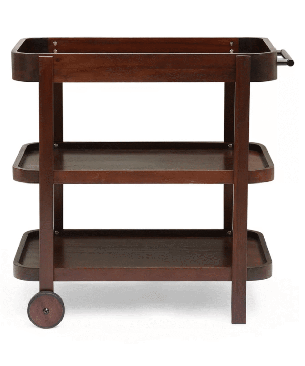 Zarina Wooden Bar Cart