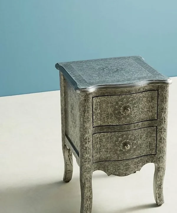 Silver & Brass Nightstands