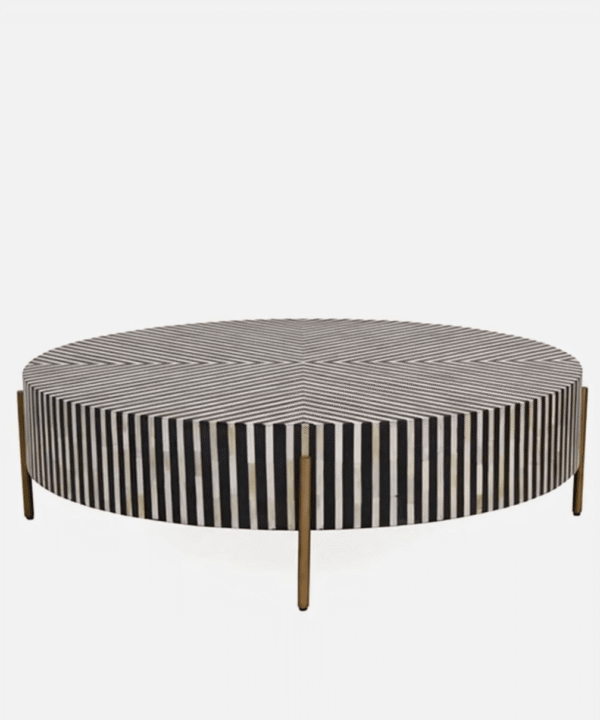Kumaon Bone Inlay Coffee Table