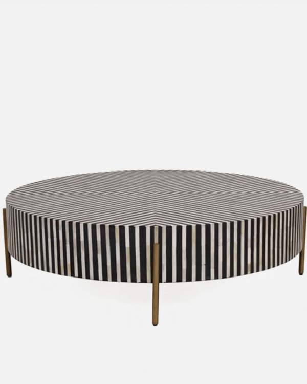 Kumaon Bone Inlay Coffee Table