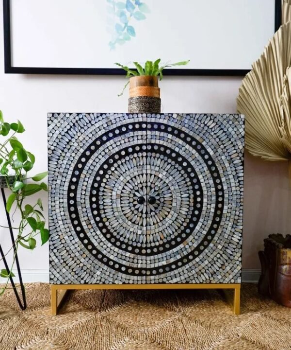 Mother of Pearl Bar Cabinets