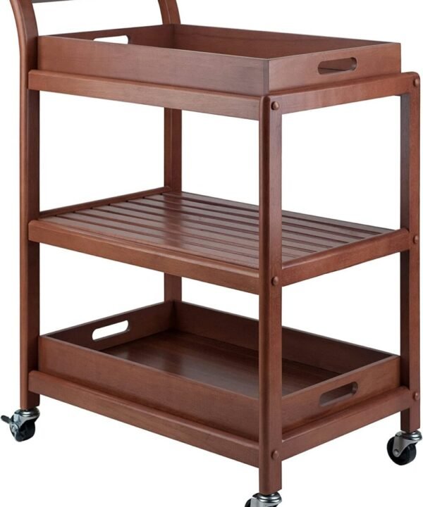Wooden Bar Cart