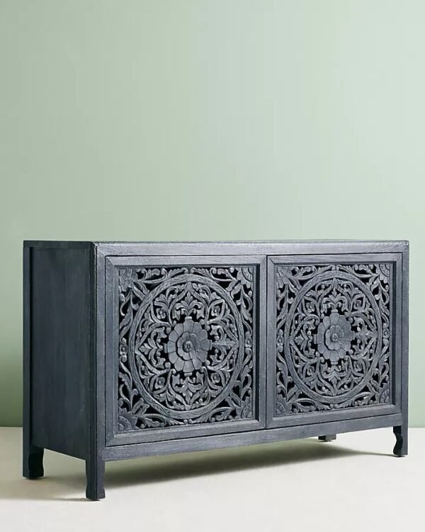 Handcarved Indian Sideboard