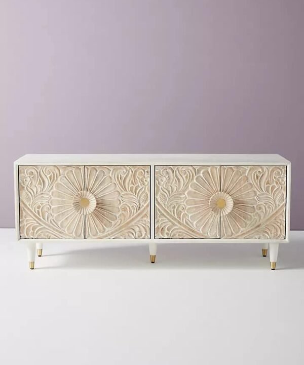 Handcarved Media Console