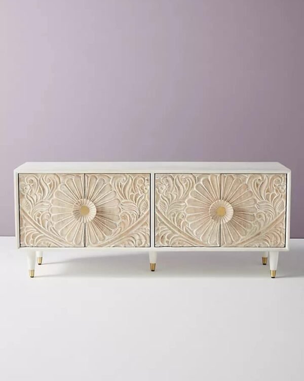 Handcarved Media Console