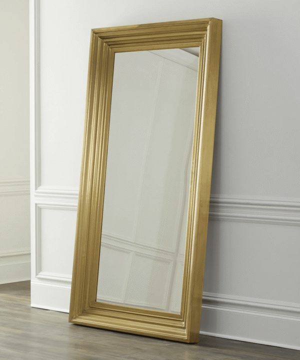 Magnum Brass Floor Mirror
