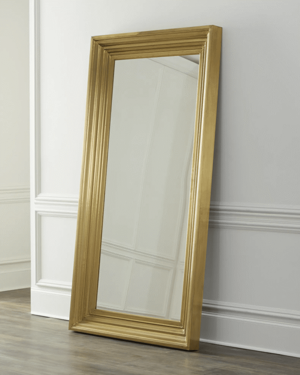 Magnum Brass Floor Mirror