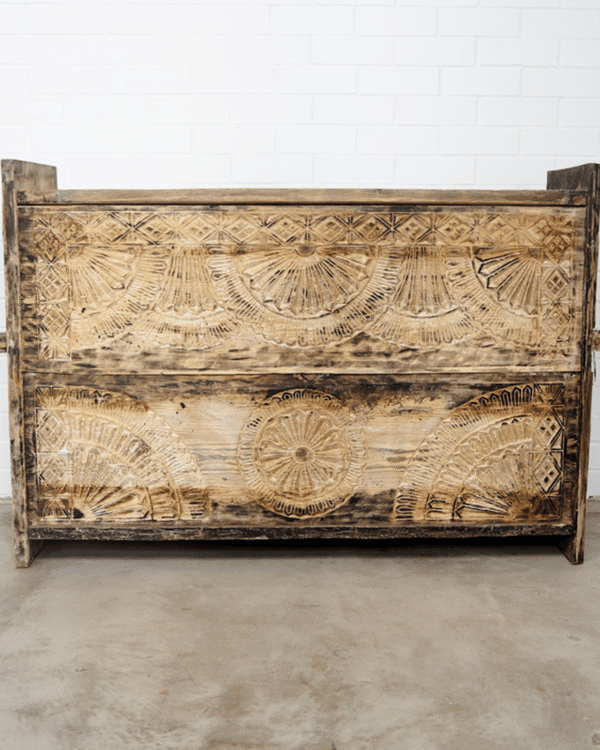 Old Indian Trunk / Chest / Storage Box