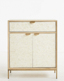 Fish Scale Bone Inlay Cabinet Neutral