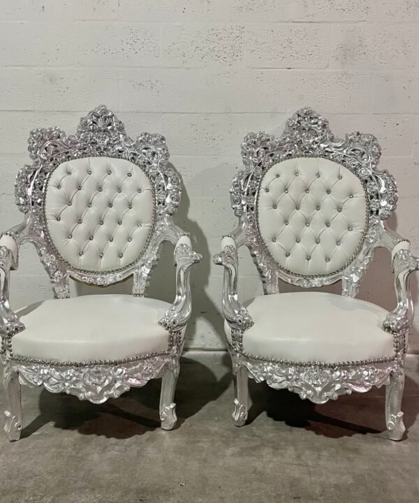 Vintage German Silver Chair