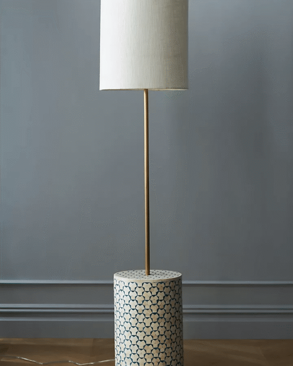 Targua Bone Inlay Floor Lamp