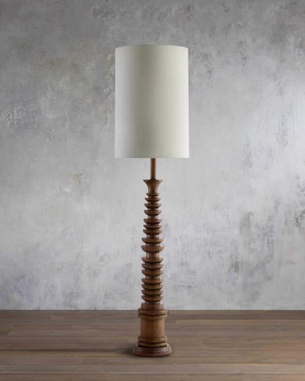 Diya Wooden Floor Lamp
