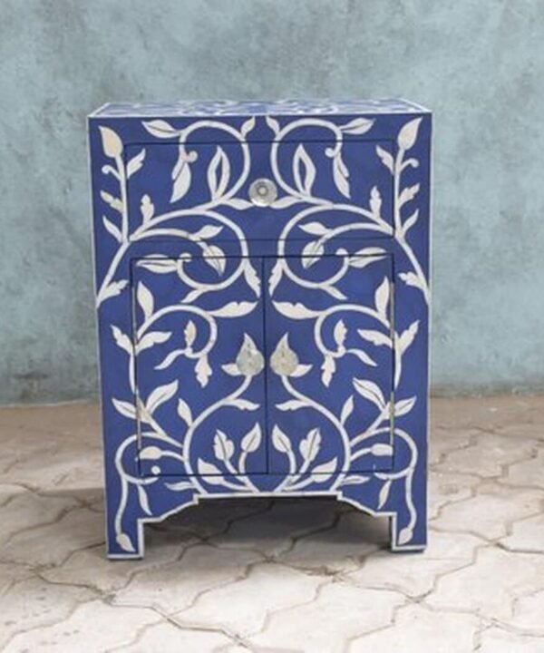 Laila Bedside Pearl Inlay
