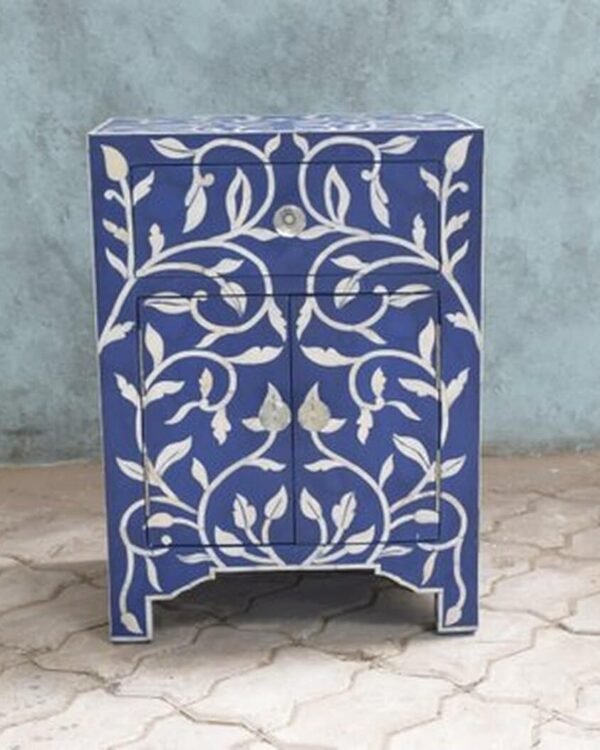 Laila Bedside Pearl Inlay