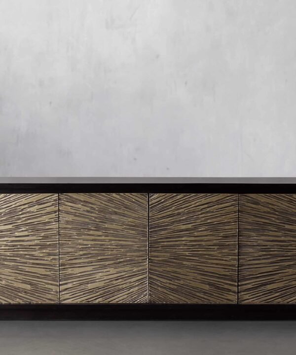 Hinaya Brass Media Cabinet / Sideboard / Entryway Console