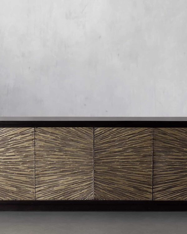 Hinaya Brass Media Cabinet / Sideboard / Entryway Console