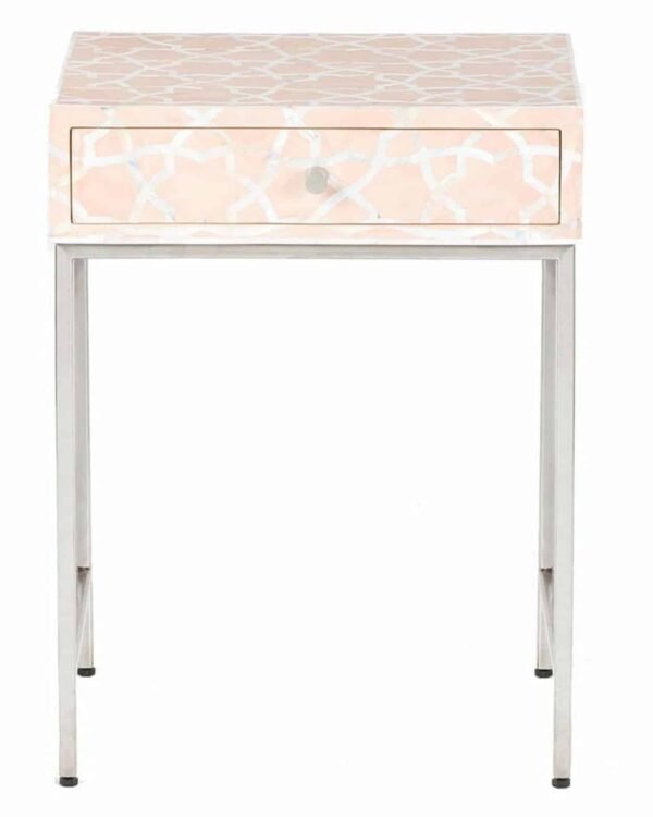 Shayla Nightstand Mother of Pearl Inlay