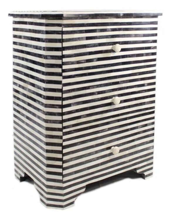 Monochrome Bedside Colored Bone