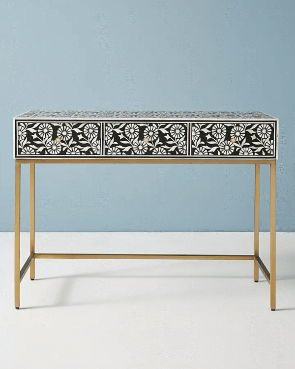 Raavi Bone Inlay Desk