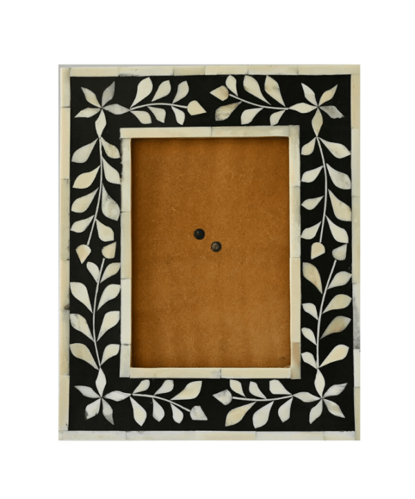 Floral Bone Inlay Photo Frame