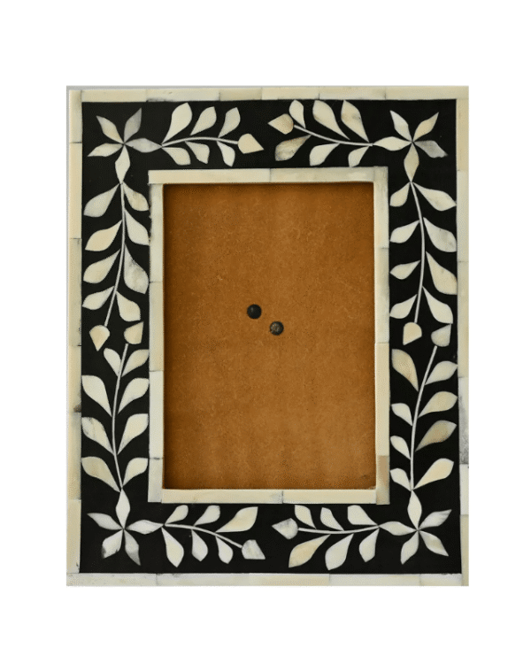 Floral Bone Inlay Photo Frame