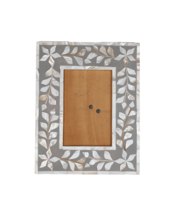 Floral Mother of Pearl Inlay Photo Frame