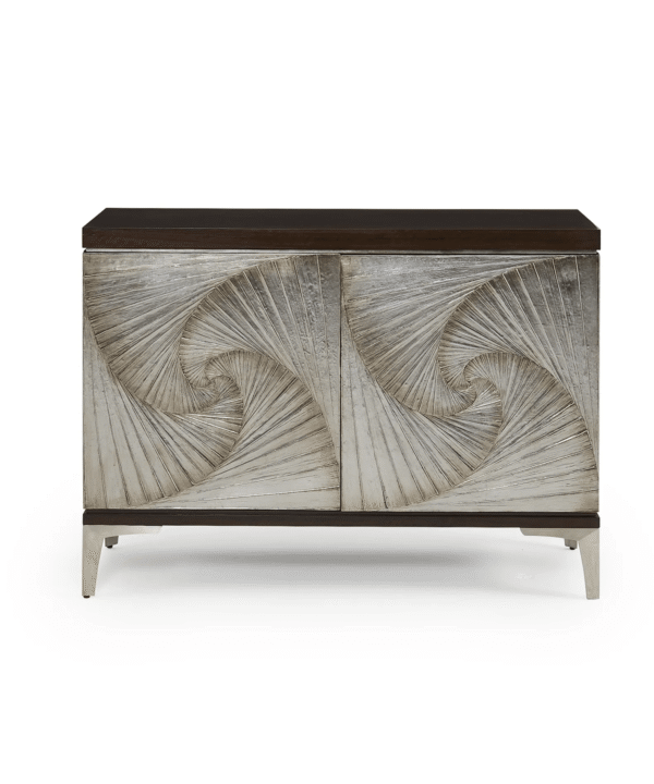 Finch Stylish Silver Cabinet