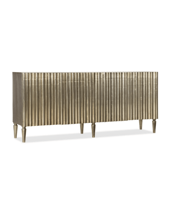 Brass Accent Credenza