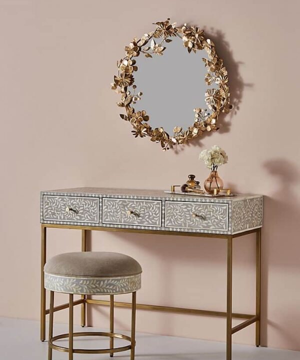 Bone Inlay Vanity Combo in Grey